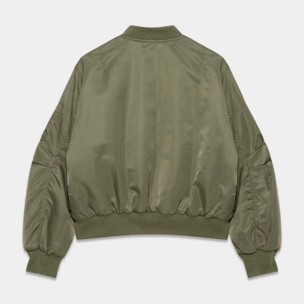 TNA Olive Bomber Jacket - Picture 2 of 4